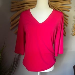 MICHAEL KORS - New red blouse with cut-out sleeves. Size S